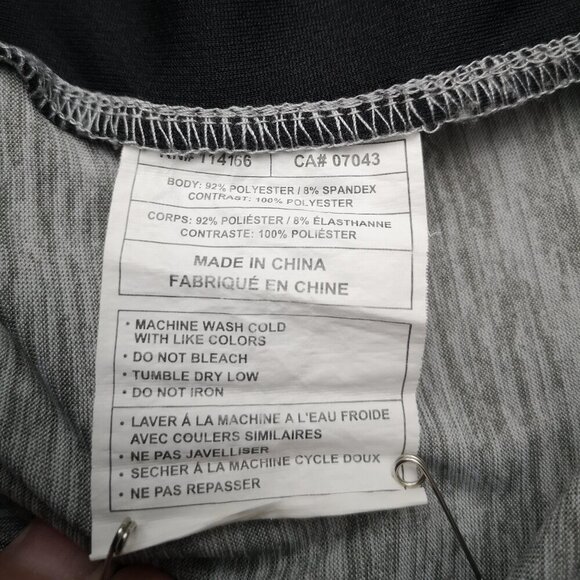 Colosseum Athletics Men's Size Medium Grey & Black Lightweight Hoodie - Picture 6 of 10